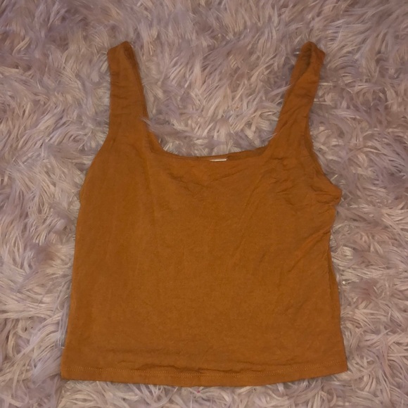 Burnt Orange Crop Tank - Picture 1 of 1